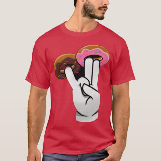 T-shirt 2 En Rose 1 Dans La Merde Beignet Sale Drôle Gif