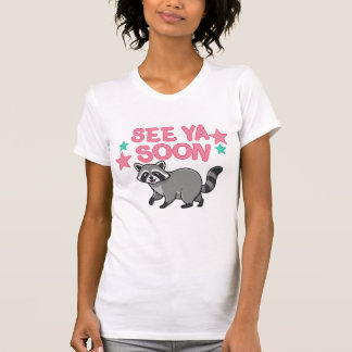 T-shirt 2 Face Bientôt Raton Laveur Drôle Raton Laveur