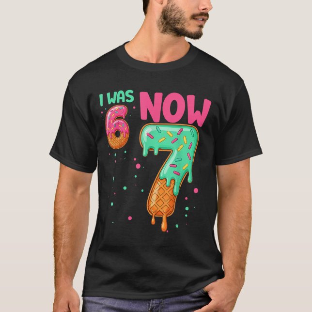 T-shirt 2 Faces 67 J'étais 6 Maintenant 7 Devant Et Ck  (Devant)