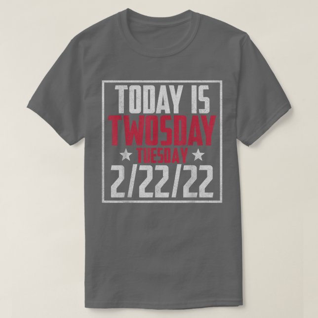 T-shirt 2 février 2022 22222 Joyeux Jour 2022 2s (Design devant)