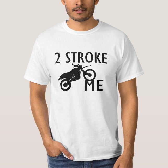 T-shirt 2 frottez-moi vélo de saleté (Devant)