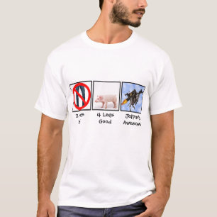 T-shirt 2 jambes mauvaises
