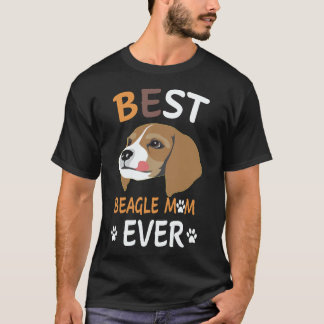 T-shirt 2 Meilleure Maman Beagle de Tous les Temps Beagle