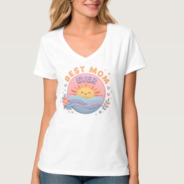 T-shirt #2 Meilleure Maman de Tous les Temps (Devant)