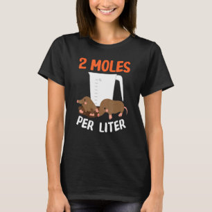 T-shirt 2 Moles par litre de chimie animale