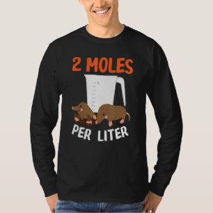 T-shirt 2 Moles par litre de chimie animale