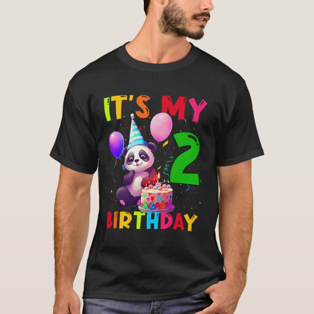 T-shirt 2 Panda 2E Panda (Devant)