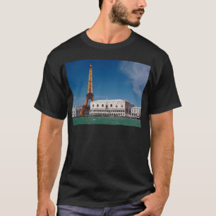 T-shirt 2 pour 1 Venise et Paris - Mixte up World