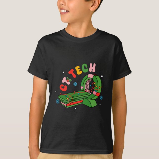 T-shirt (2 Sided) Santa's Favorite Ct Tech Christmas Techn (Devant)