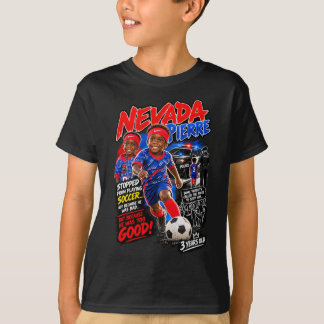 T-shirt 2 soutien Nevada Pierre footballeur de 3 ans