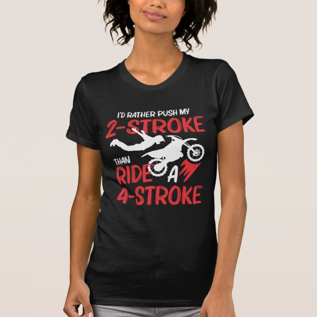 T-shirt 2 Strocross MX Motocross Dirt Bike Supercross (Devant)