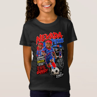 T-Shirt 2 support Nevada Pierre 3 years old soccer player