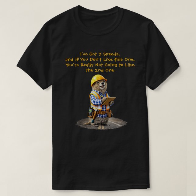 T-Shirt "2 Vitesses" (1) (Design devant)