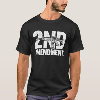 T-shirt 2A AR15 Rifle 2e amendement Propriétaire d'un pist