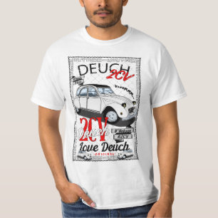 T-shirt 2CV affiche