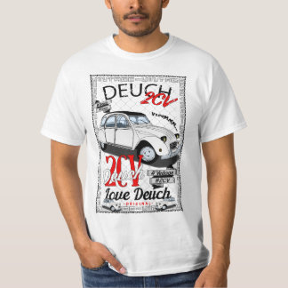 T-shirt 2CV affiche