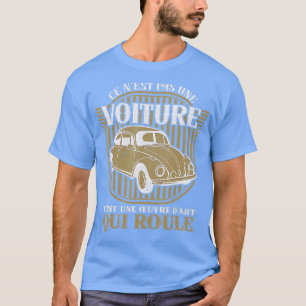 T-shirt 2CV Funny Vintage Car Une oeuvre d'art qui roule