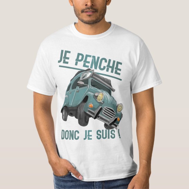 T-shirt 2CV penché (Devant)