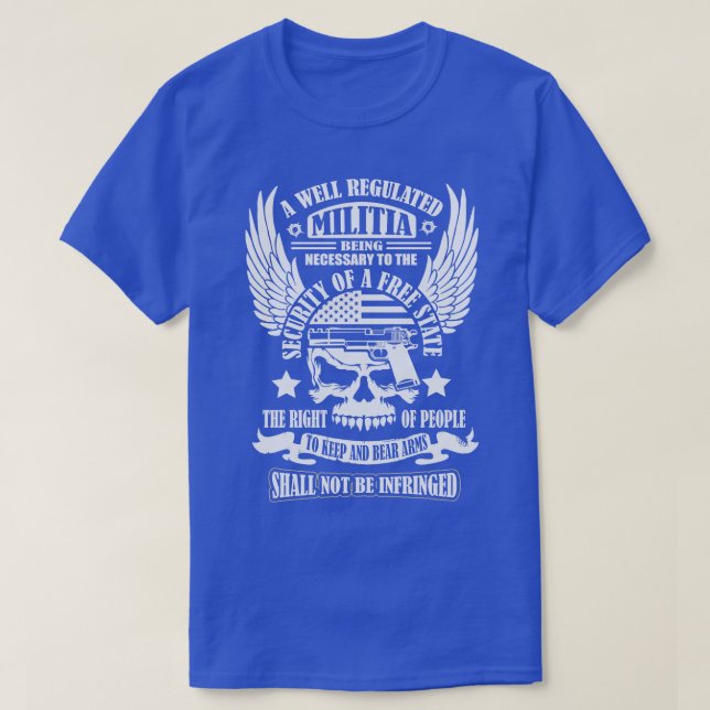 T-shirt 2E Amendement Droit De Conserver Et D'Porter Des A (Design devant)