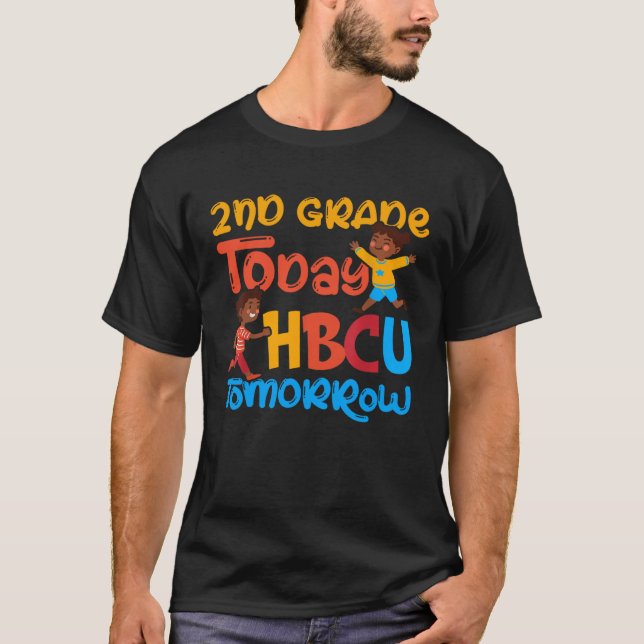 T-shirt 2e année aujourd'hui HBCU Demain Graduate Colleg (Devant)