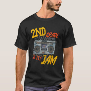 T-shirt 2e année est ma confiture Vintage Bombox Étudiant