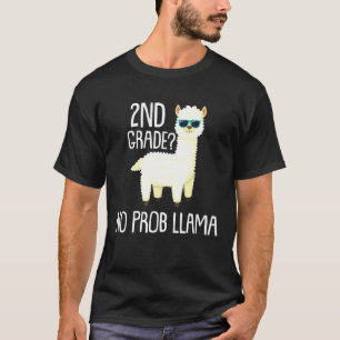 T-shirt 2e année No Prob Llama Student School
