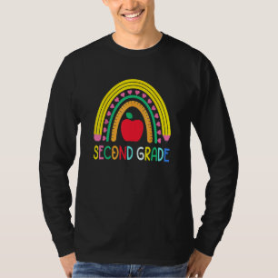 T-shirt 2e année Rainbow Girls Boys Teacher Team 2e G