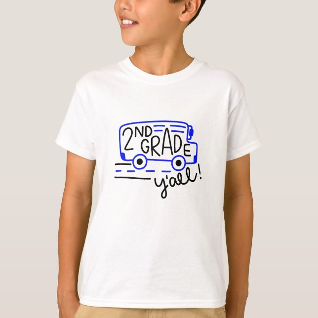 T-shirt 2e année y'all (Devant)