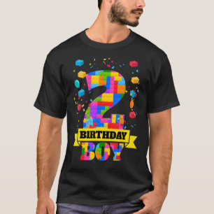T-shirt 2e anniversaire Bâtiment vieux de 2 ans Garçons En
