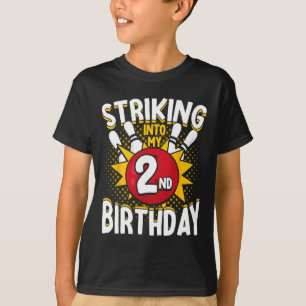 T-shirt 2e anniversaire Bowling Thème Grève dans Anniversa