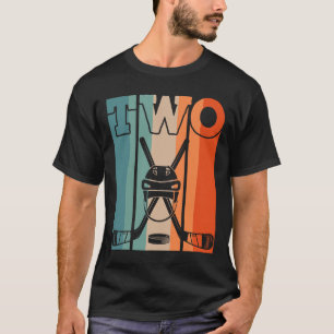T-shirt 2e anniversaire de hockey 2 ans 2 ans garçons fill
