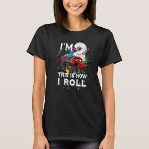 T-shirt 2e anniversaire Enfants Je suis 2 Monster Truck Ca