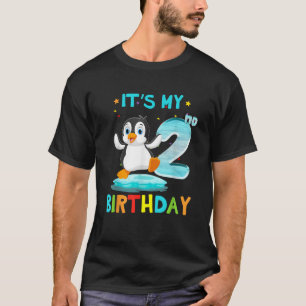 T-shirt 2e anniversaire Penguin Anniversaire 2 an