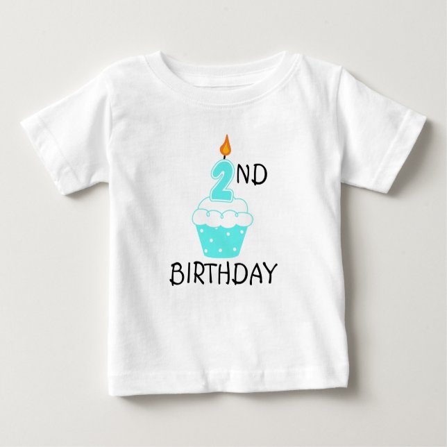 T-shirt 2e anniversaire pour enfants (Devant)