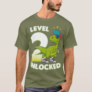 T-shirt 2e anniversaire T Shirt Dinosaur Rex 2 ans