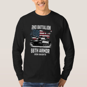T-shirt 2e Bataillon 66e Armor M1 Abrams char militaire V