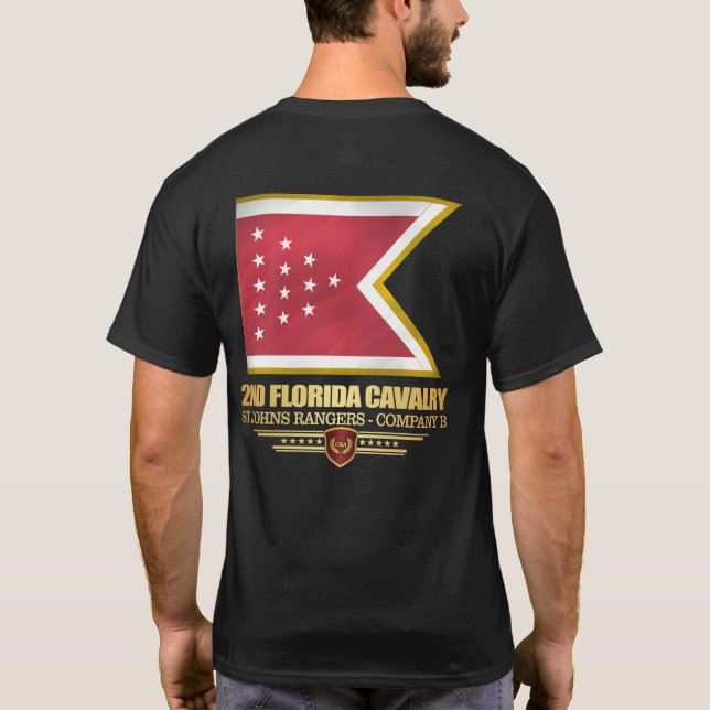 T-shirt 2e Cavalerie de Floride (Dos)