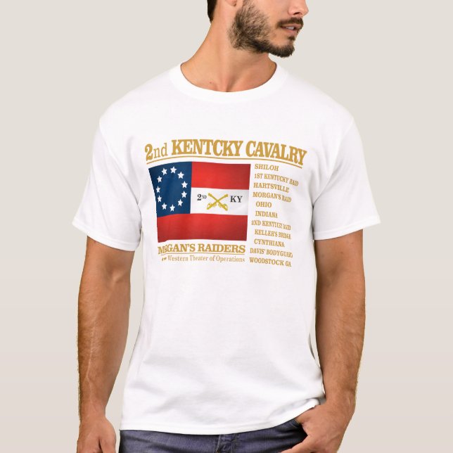 T-shirt 2e cavalerie du Kentucky (BA2) (Devant)