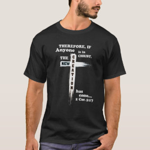T-shirt 2e Corinthiens 517 Bible Verse Christian