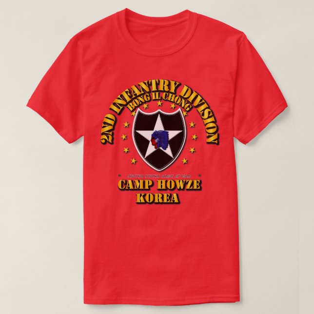 T-shirt 2e division d'infanterie Camp Howze (Design devant)