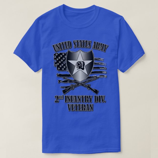 T-shirt 2e division d'infanterie Vétérinaire (Design devant)