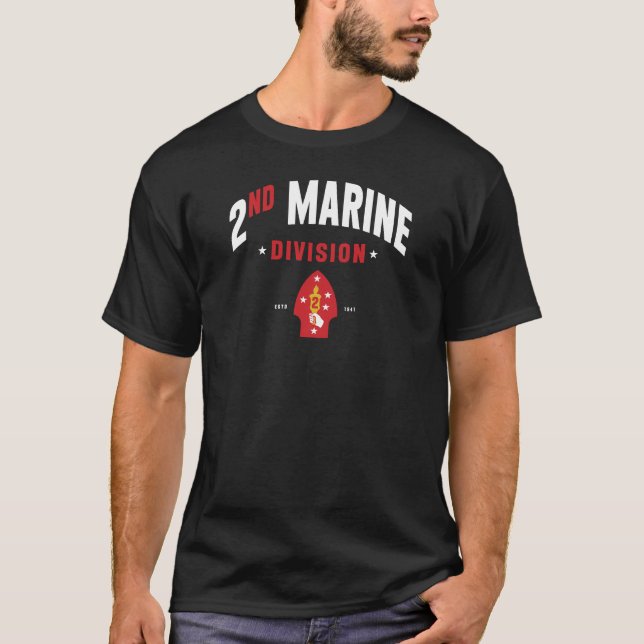 T-shirt 2e division maritime "La Seconde silencieuse" (Devant)