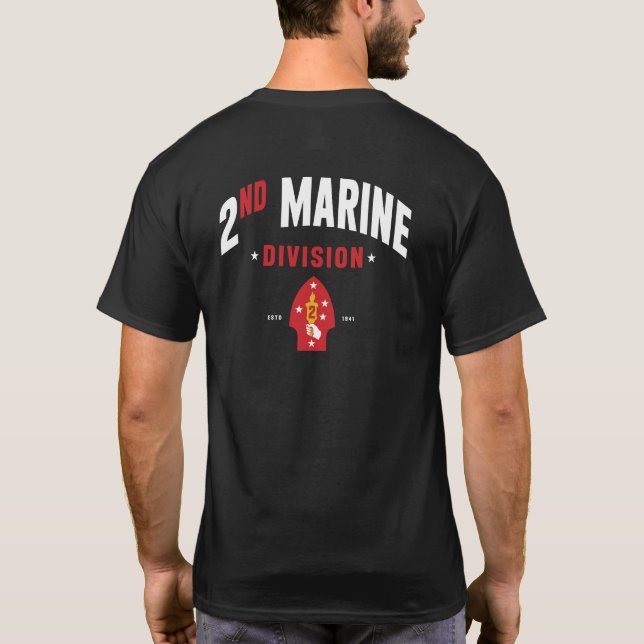 T-shirt 2e division maritime "Le Silent Second" (Dos)