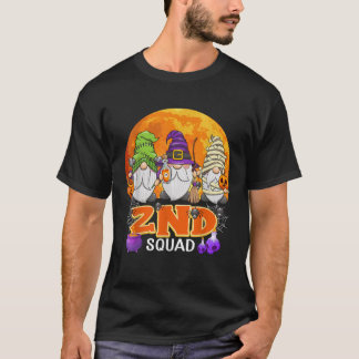 T-shirt 2e escouade Halloween 2e année professeur Gnome Ma