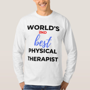 T-shirt 2e meilleur physiothérapeute au monde 2