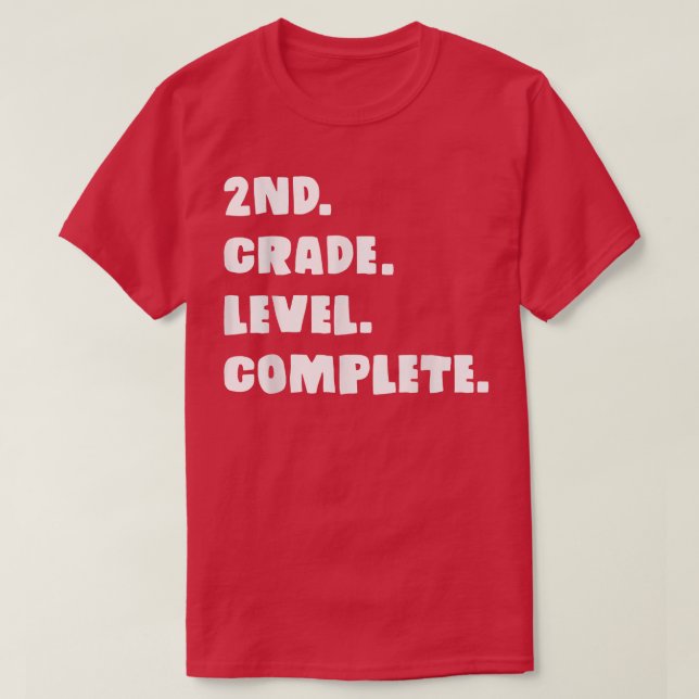 T-shirt 2E Niveau Complet collège lycée diplôme (Design devant)