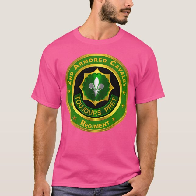 T-shirt 2E Régiment De Cavalerie Blindée (Devant)