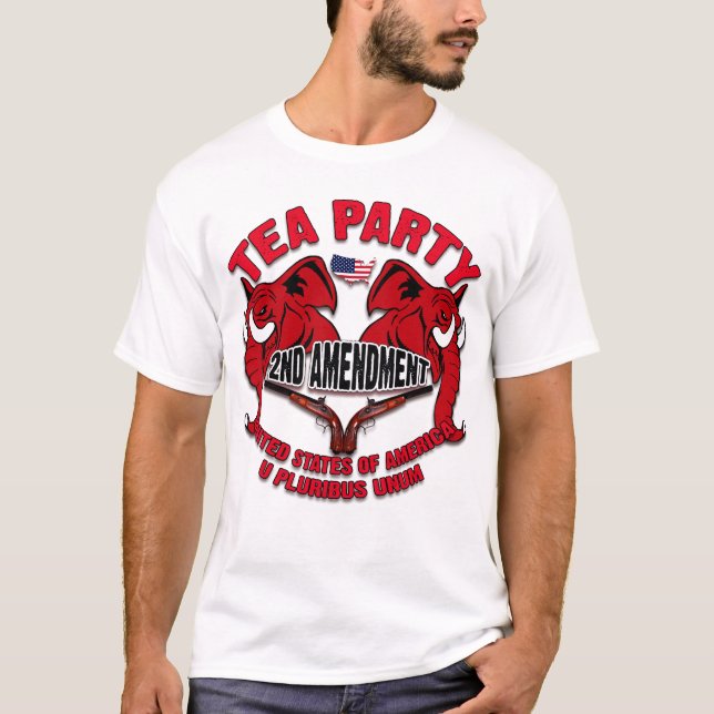 T-shirt 2ème amendement de thé (Devant)