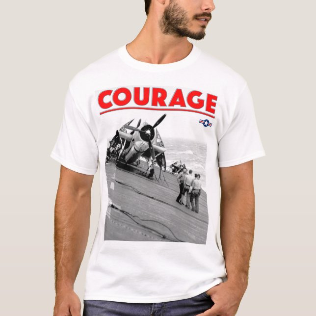 T-shirt 2ÈME GUERRE MONDIALE COURAGE - TBF Avenger (Devant)