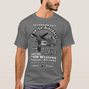 T-shirt 2ème guerre mondiale Curtiss P 40n Warhawk vétéran